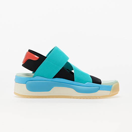 Y-3 Hokori Sandal Black/ Vivid Mint/ Bright Cyan | Footshop Y-3 Hokori Sandal Black/ Vivid Mint/ Bright Cyan | Footshop