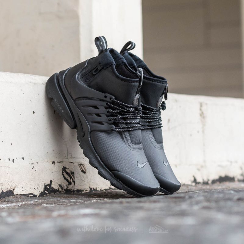 本日発送US8 AIR PRESTO V2 BLACK Nike Air Presto MID Utility Black/ Black-Volt-Dark Grey | Footshop