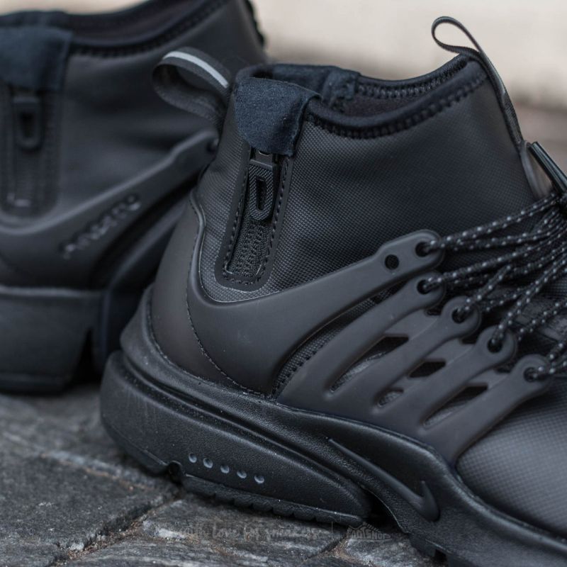 Nike Air Presto MID Utility Black/ Black-Volt-Dark Grey | Footshop