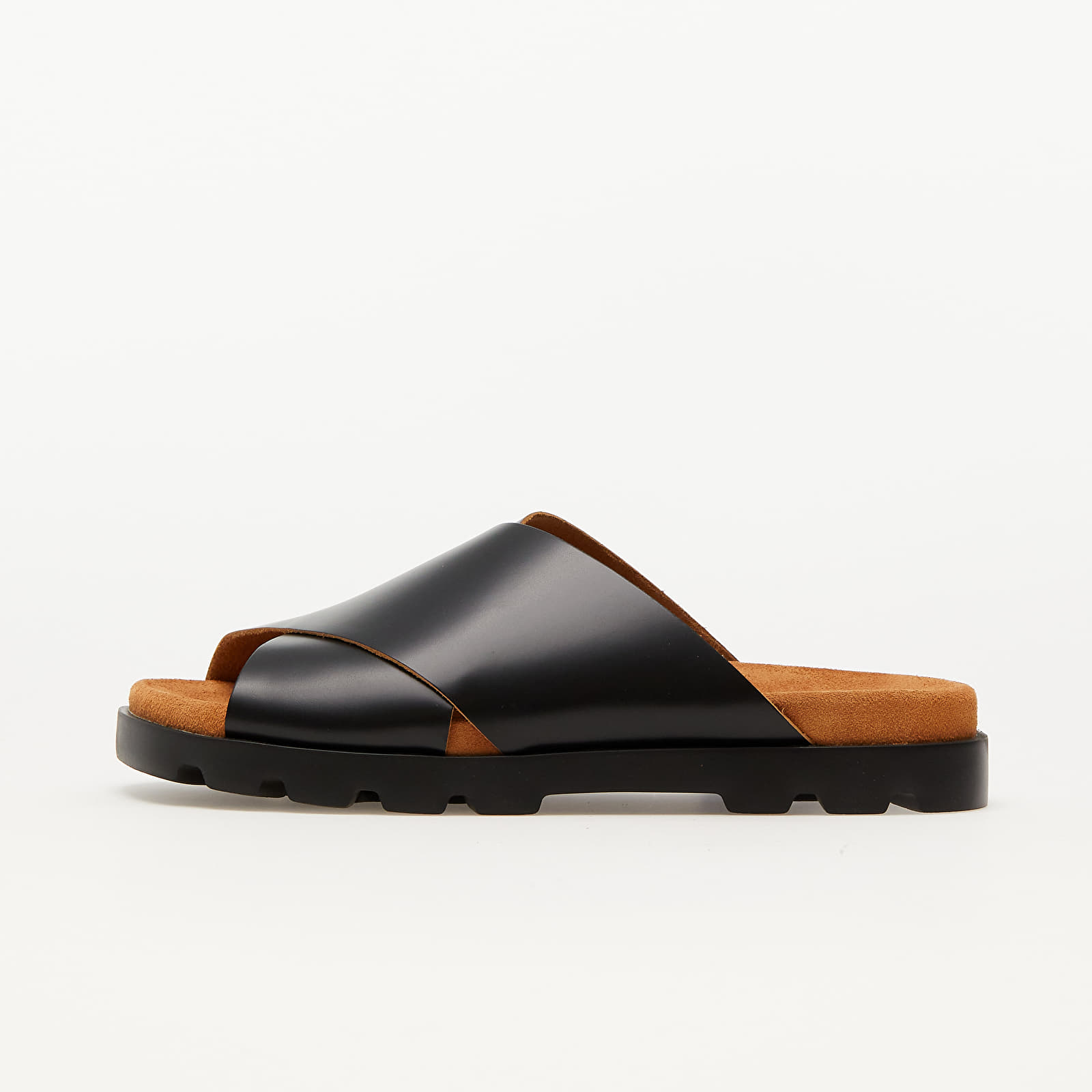 Încălțăminte și sneakerși pentru bărbați Camper Brutus Sandal Dockyplus Negro/ BrutusSand Negro