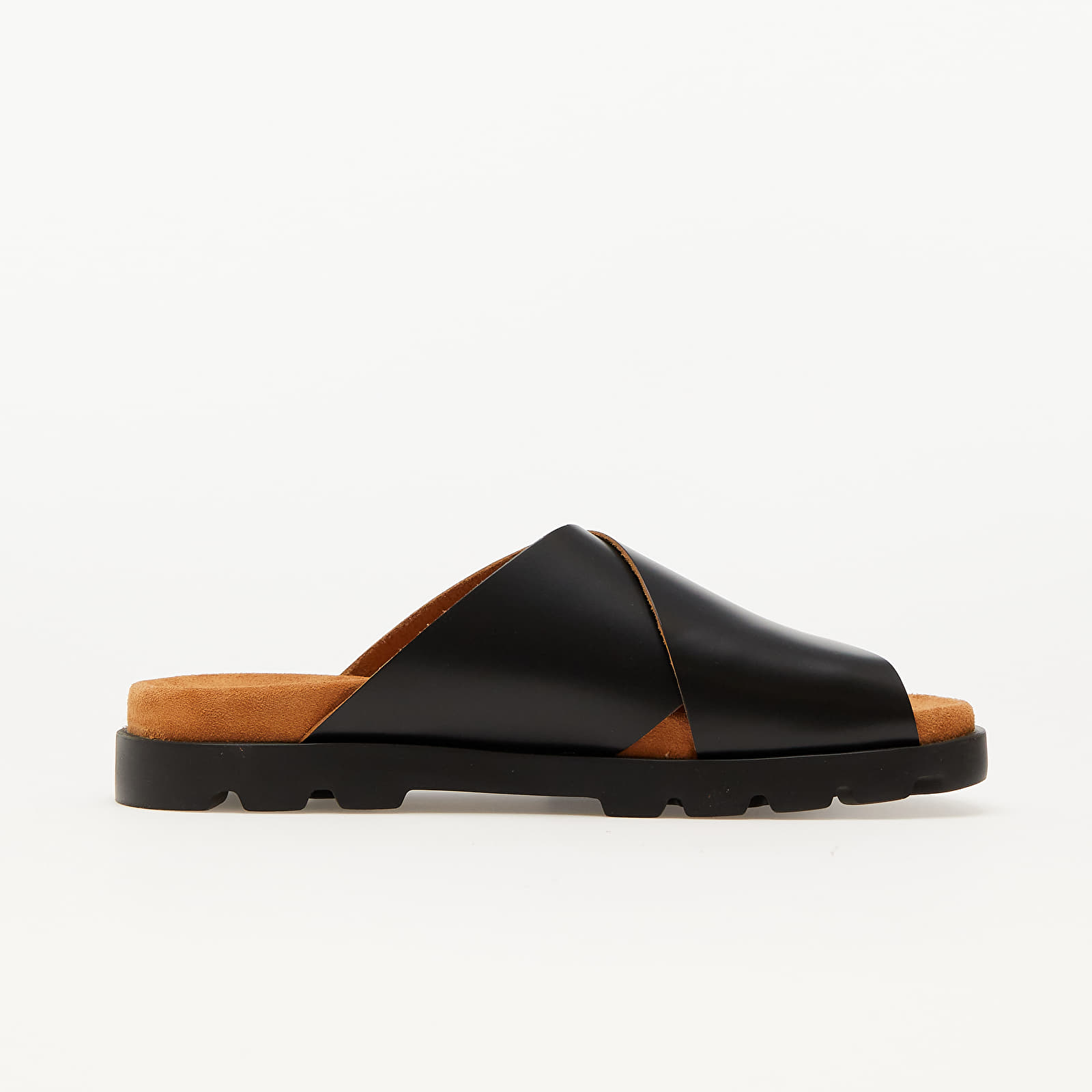 Încălțăminte și sneakerși pentru bărbați Camper Brutus Sandal Dockyplus Negro/ BrutusSand Negro