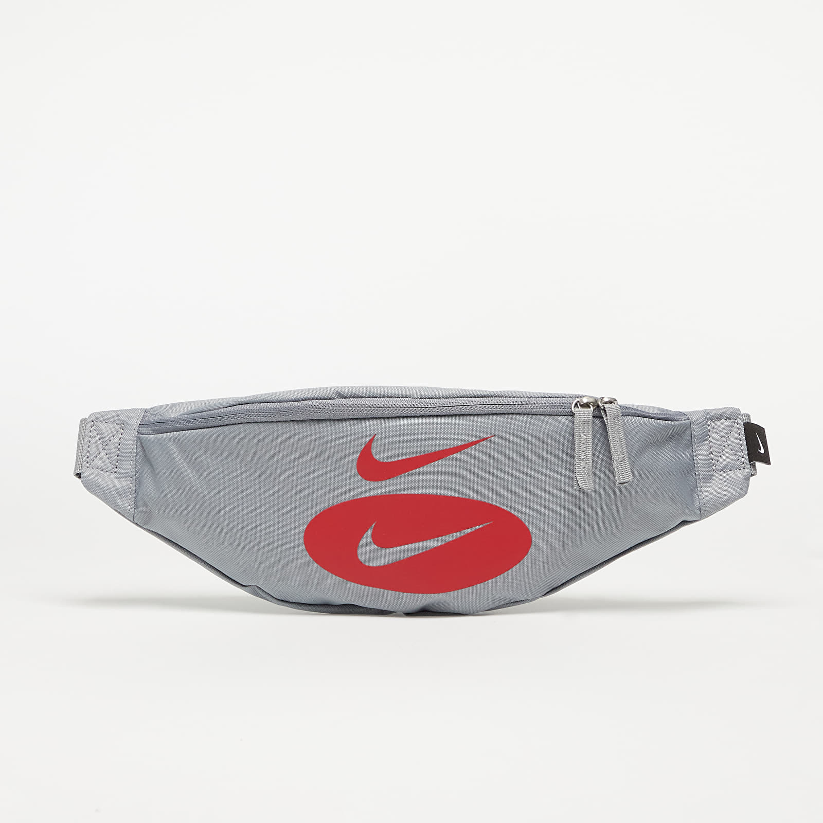 Levně Nike Heritage Hip Pack Particle Grey/ University Red