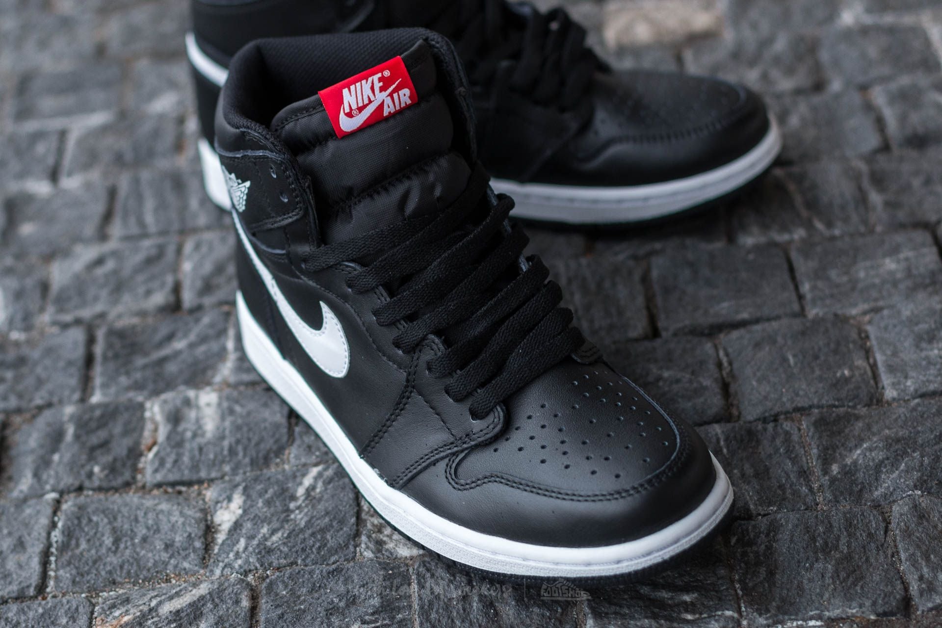 Men's shoes Air Jordan 1 Retro High OG Black/ White-Black (555088