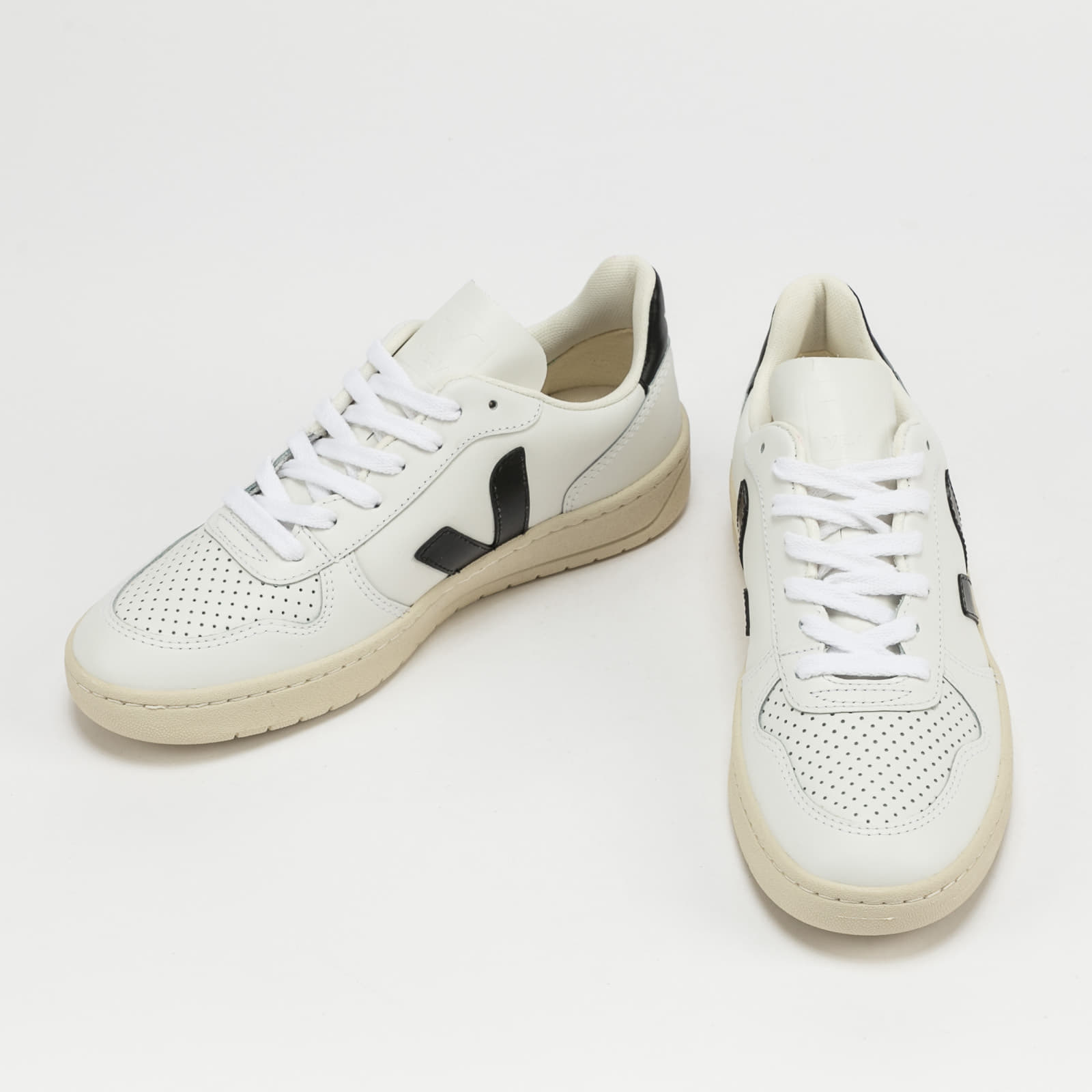 Zapatillas mujer Veja W V-10 Leather Extra White/ Black
