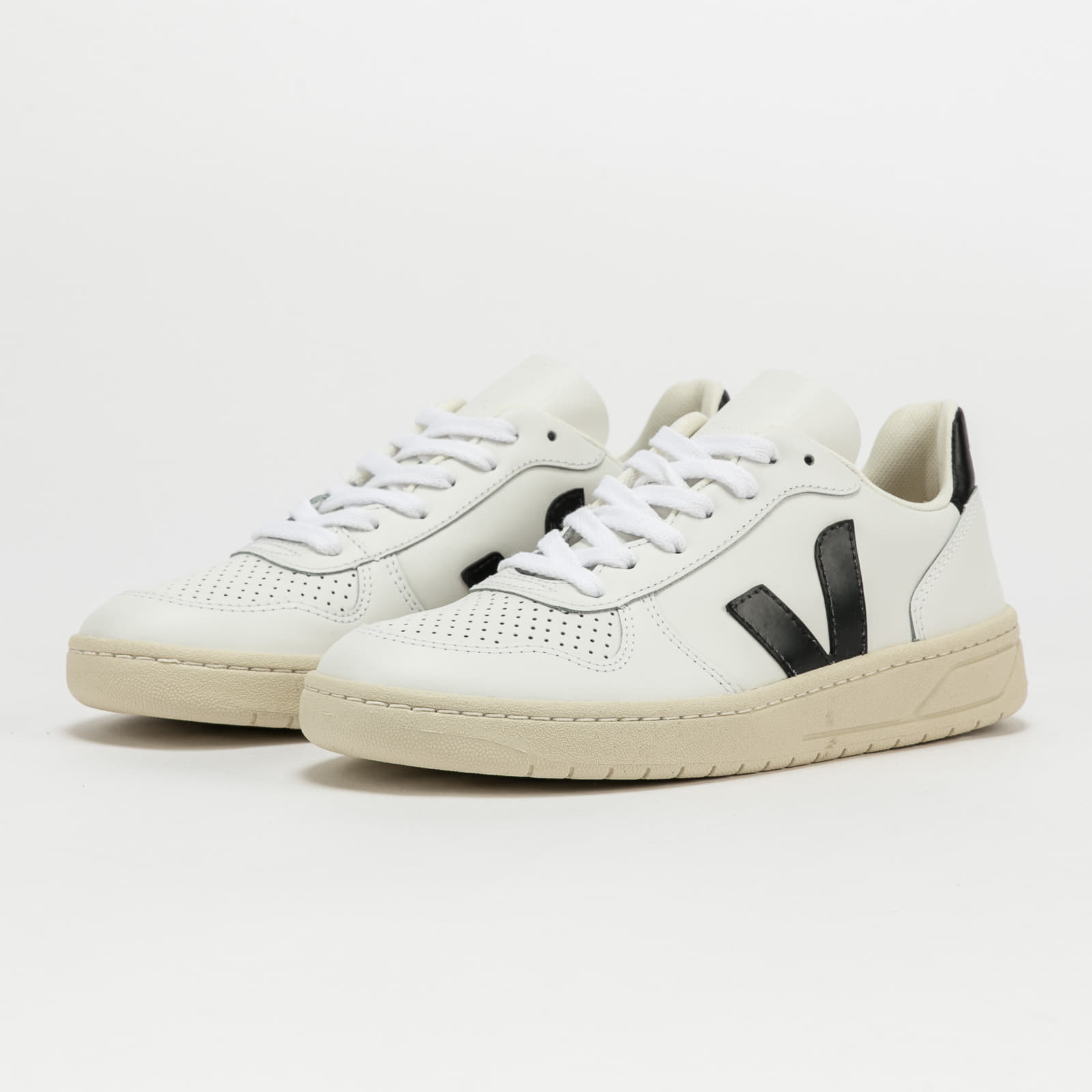 Zapatillas mujer Veja W V-10 Leather Extra White/ Black