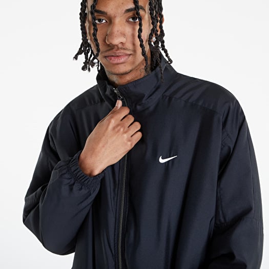 Nike swoosh jacket black outlet