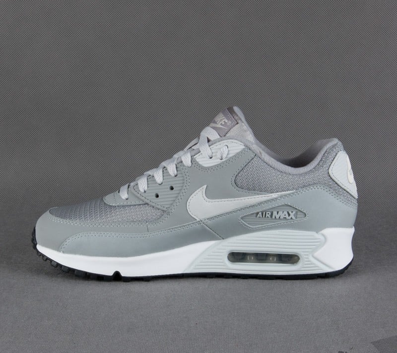 Zapatillas Hombre Nike Air Max 90 Essential Base Grey/Lt Base Grey-Sail