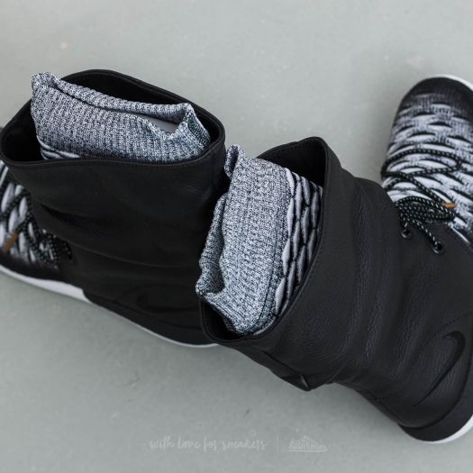 Women s shoes Nike W Roshe Two Hi Flyknit Black Black White