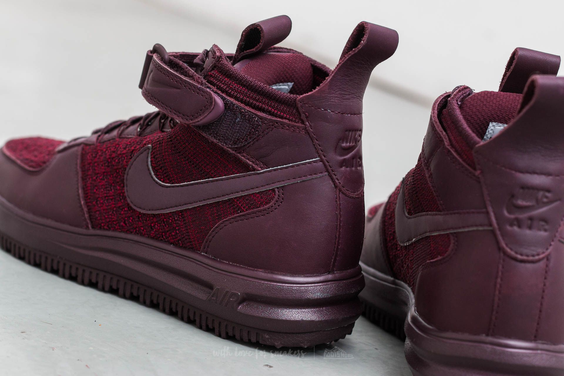 Γυναικεία παπούτσια Nike W Lunar Force 1 Flyknit  Workboot Deep Burgundy/ Deep Burgundy