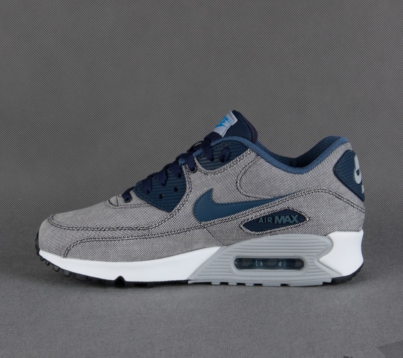 Men s shoes Nike Air Max 90 Premium Obsidian New Slate Footshop