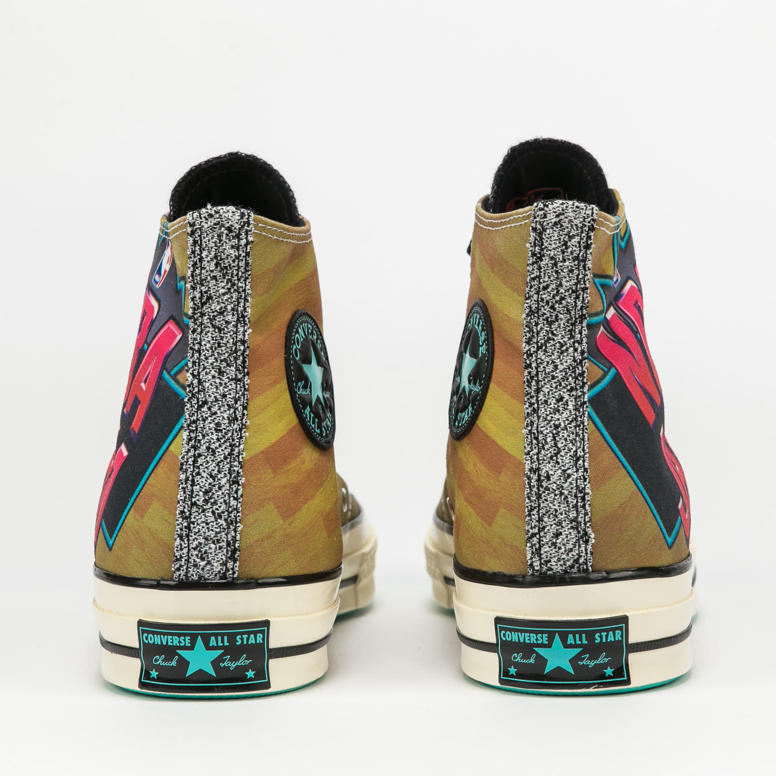 Men's shoes Converse Chuck 70 Hi Brown/ Solar Red/ Electric Aqua