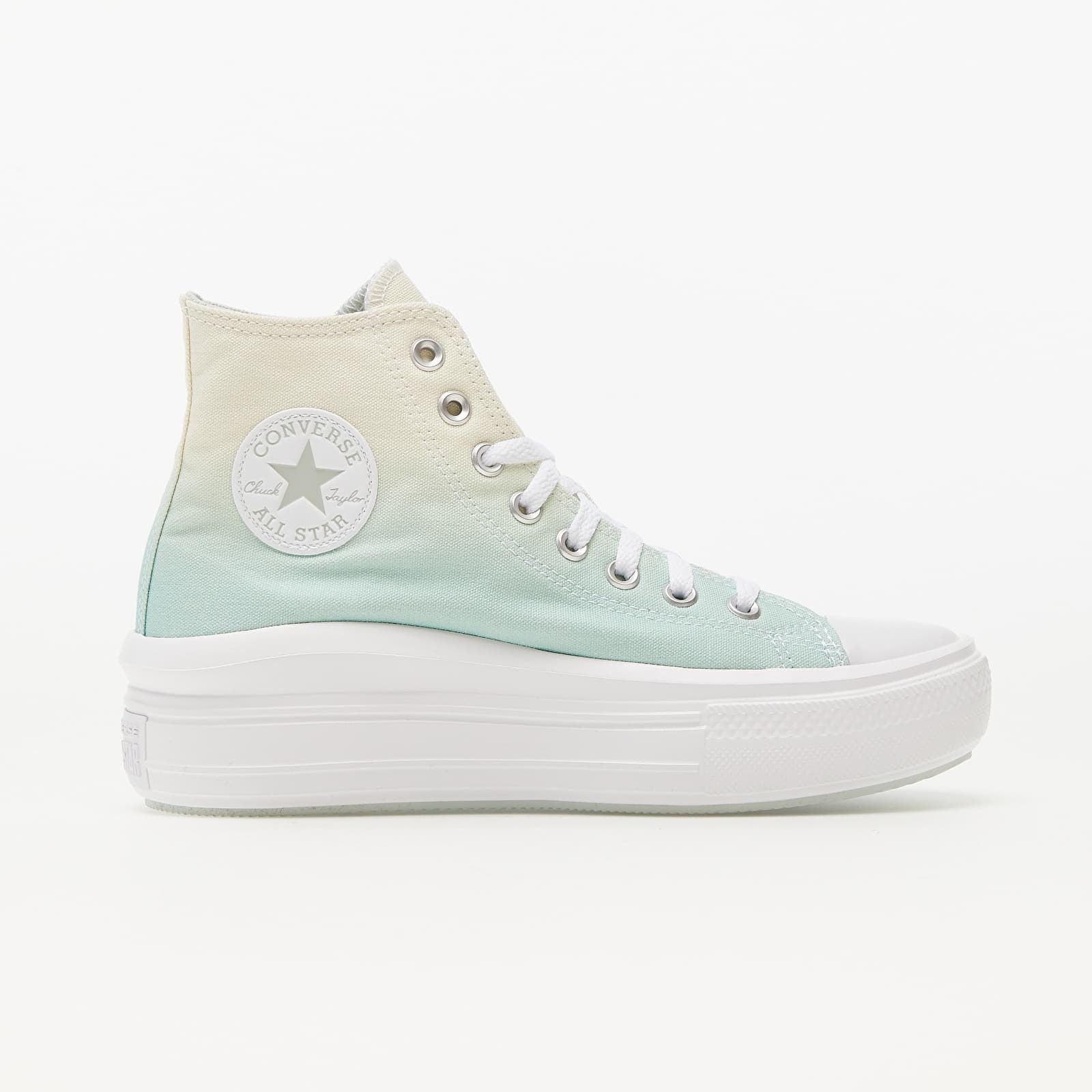 Женская обувь Converse All Star Move Hi Beige/ Green