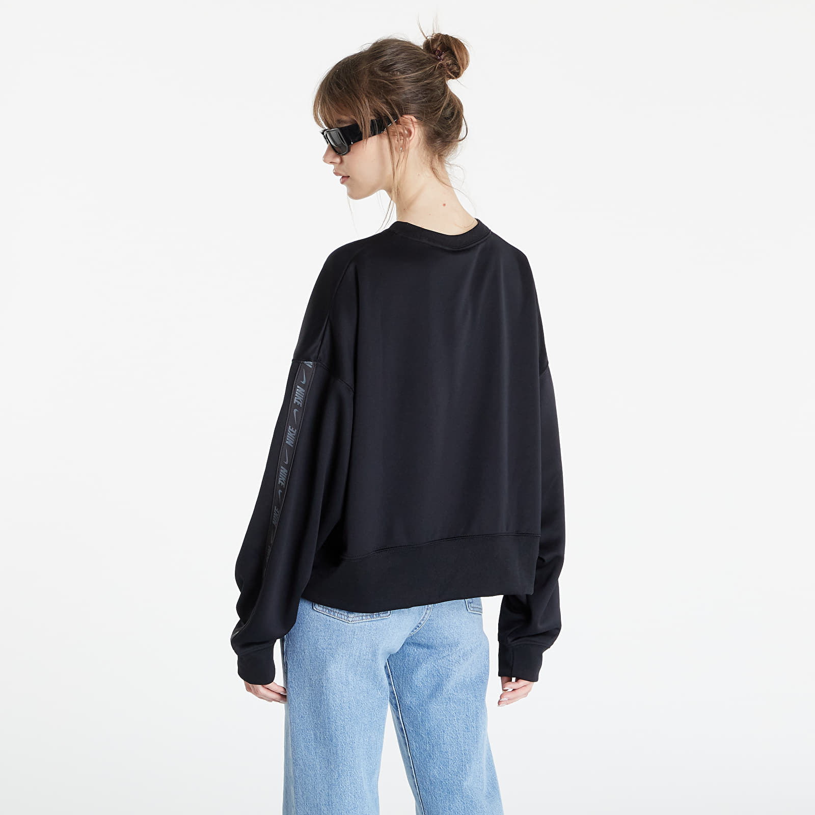 Sudaderas Nike NSW Pocket Tape Oversized Crew Black