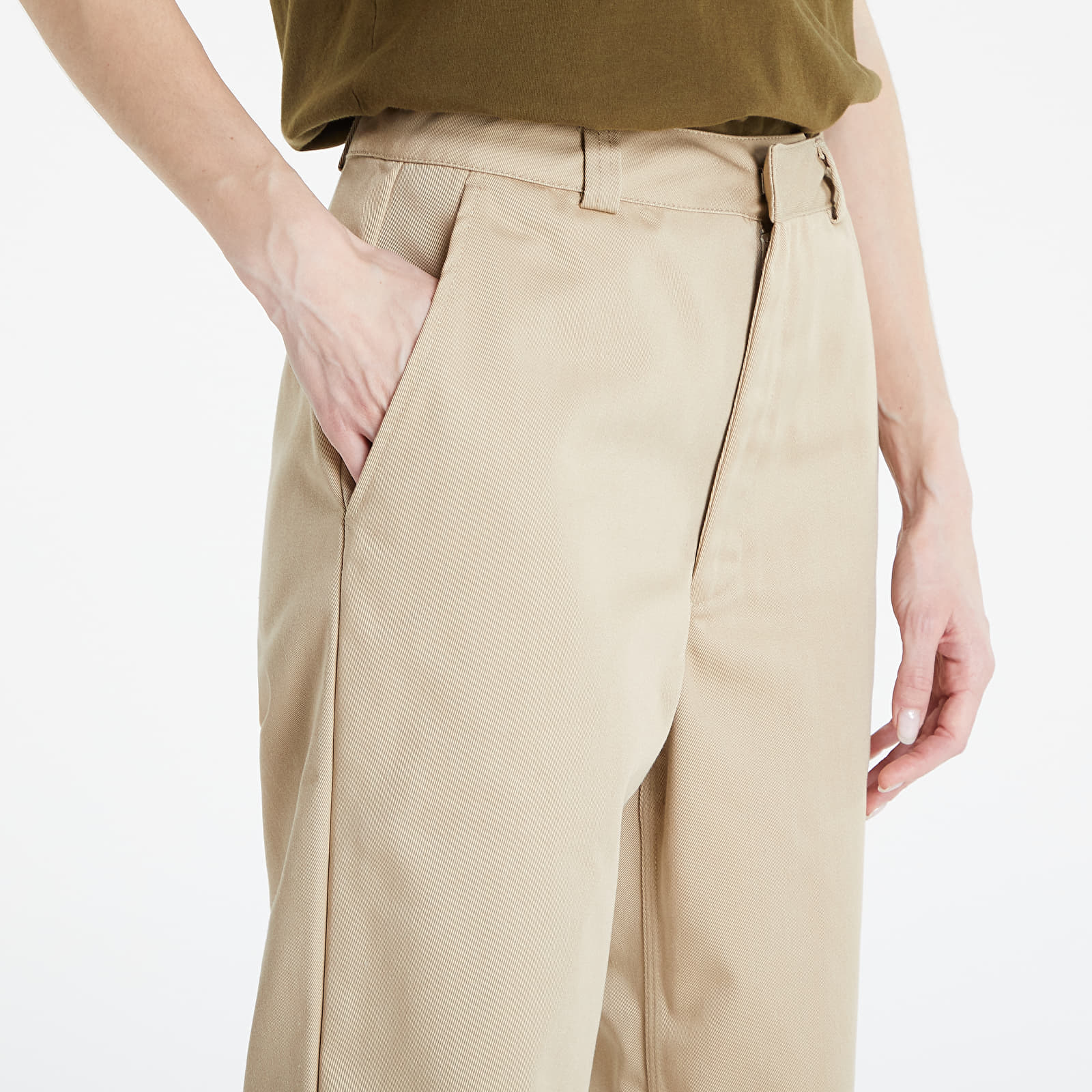 Pantaloni și blugi HUF Womens Skate Pant Tan