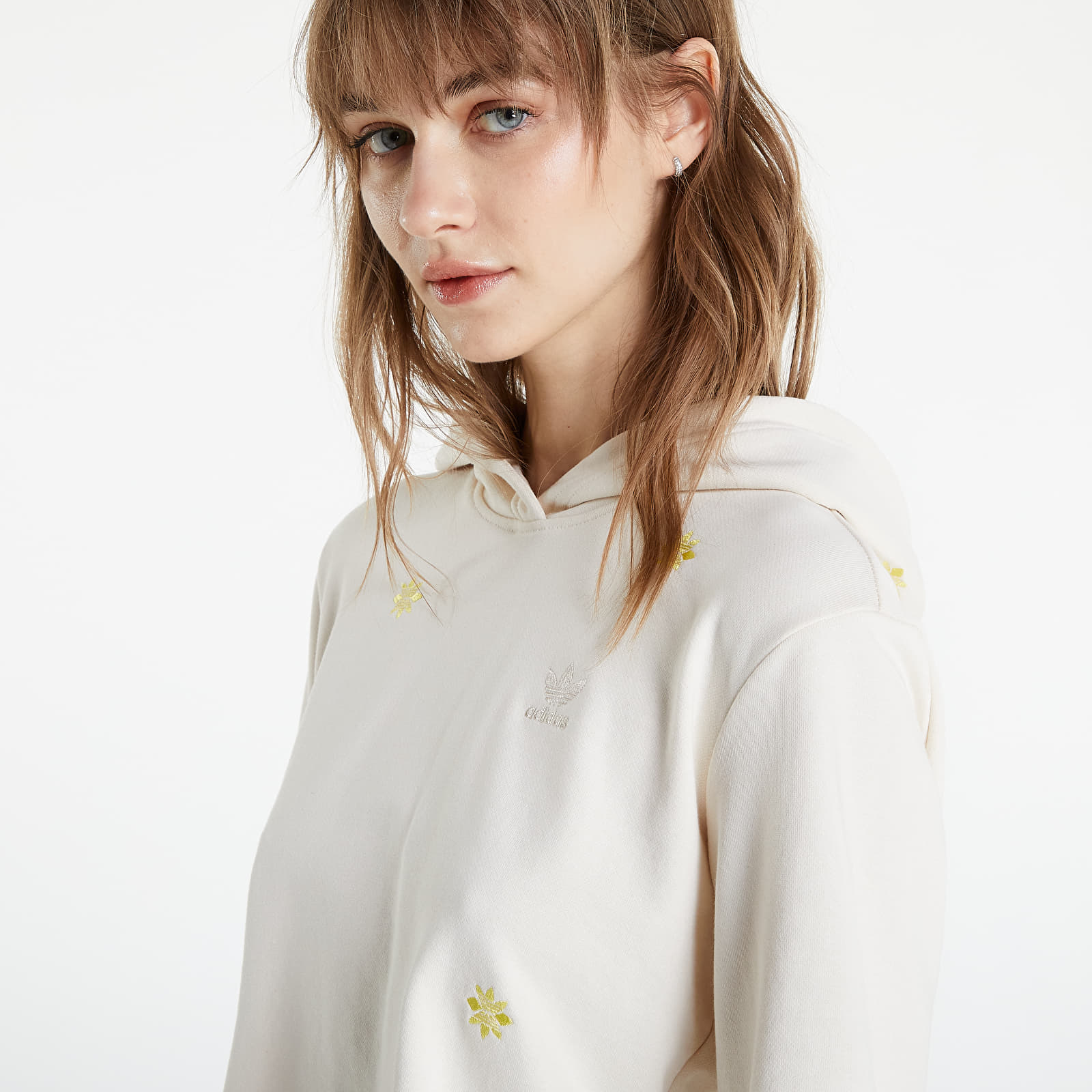 Puloverji   adidas Cropped Hoodie Non-Dyed