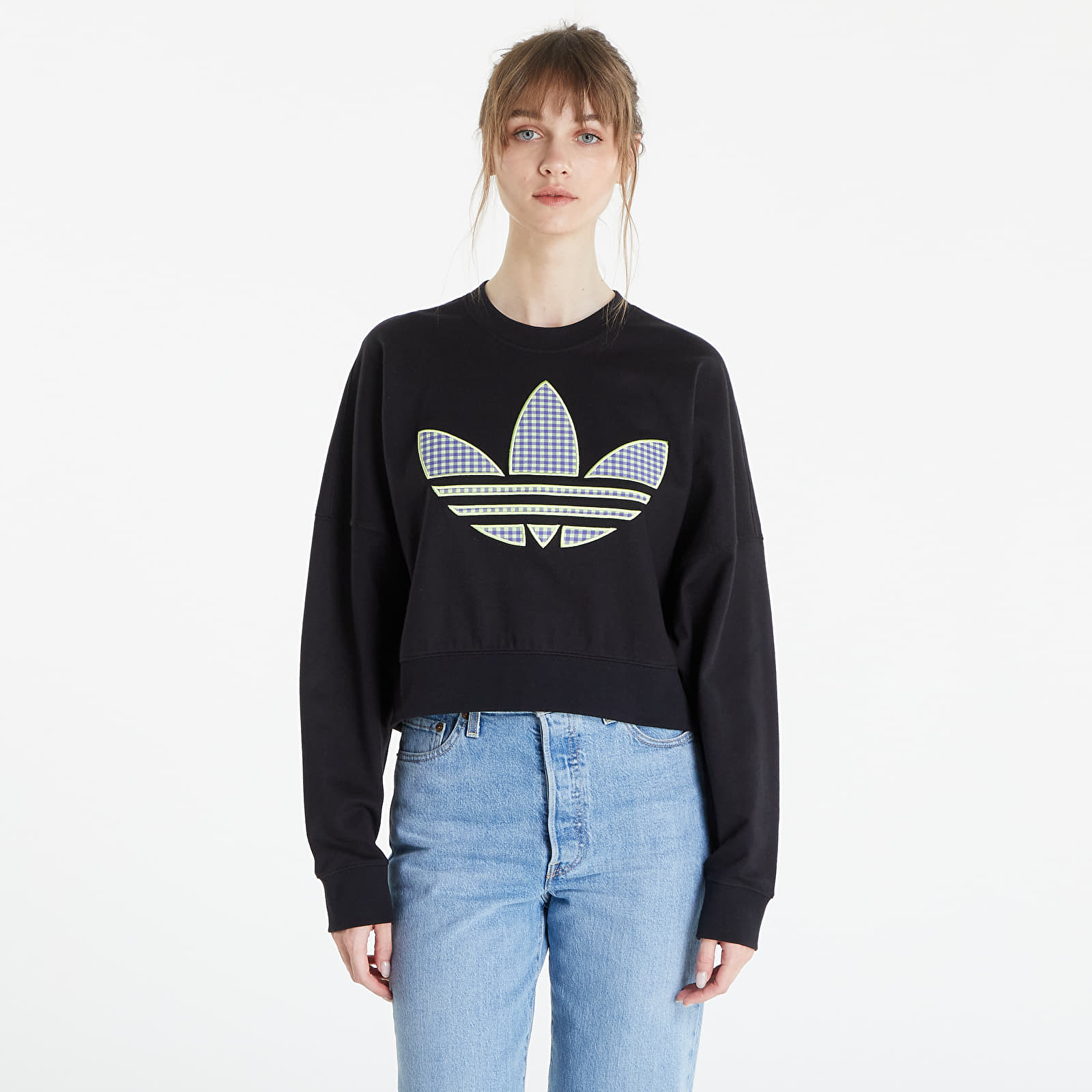 Hoodies and sweatshirts adidas Oversized Sweat Black Footshop