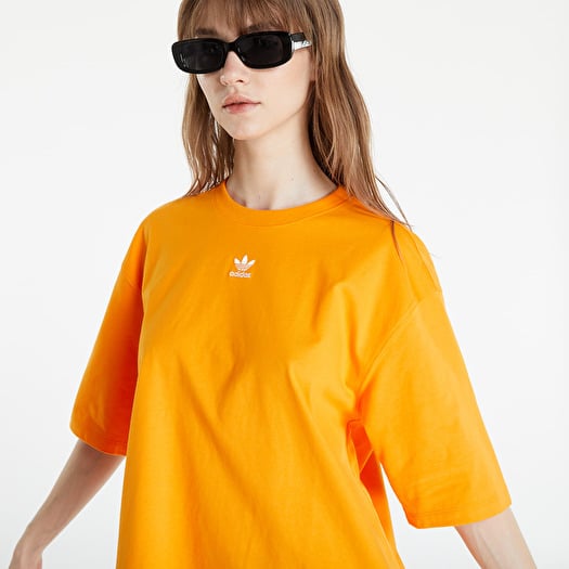 Orange adidas tee cheap