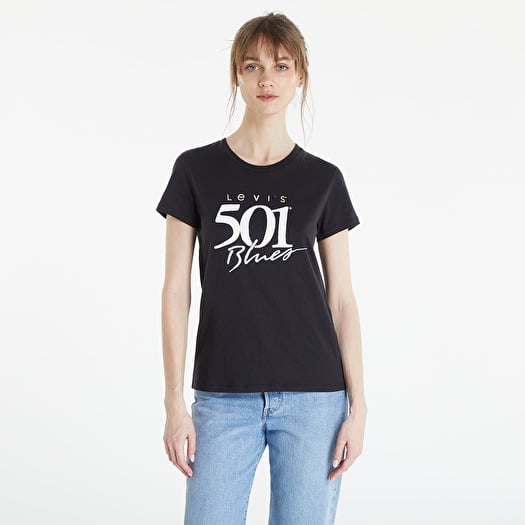 T shirts Levi s 501 Blues SS Tee Black Footshop