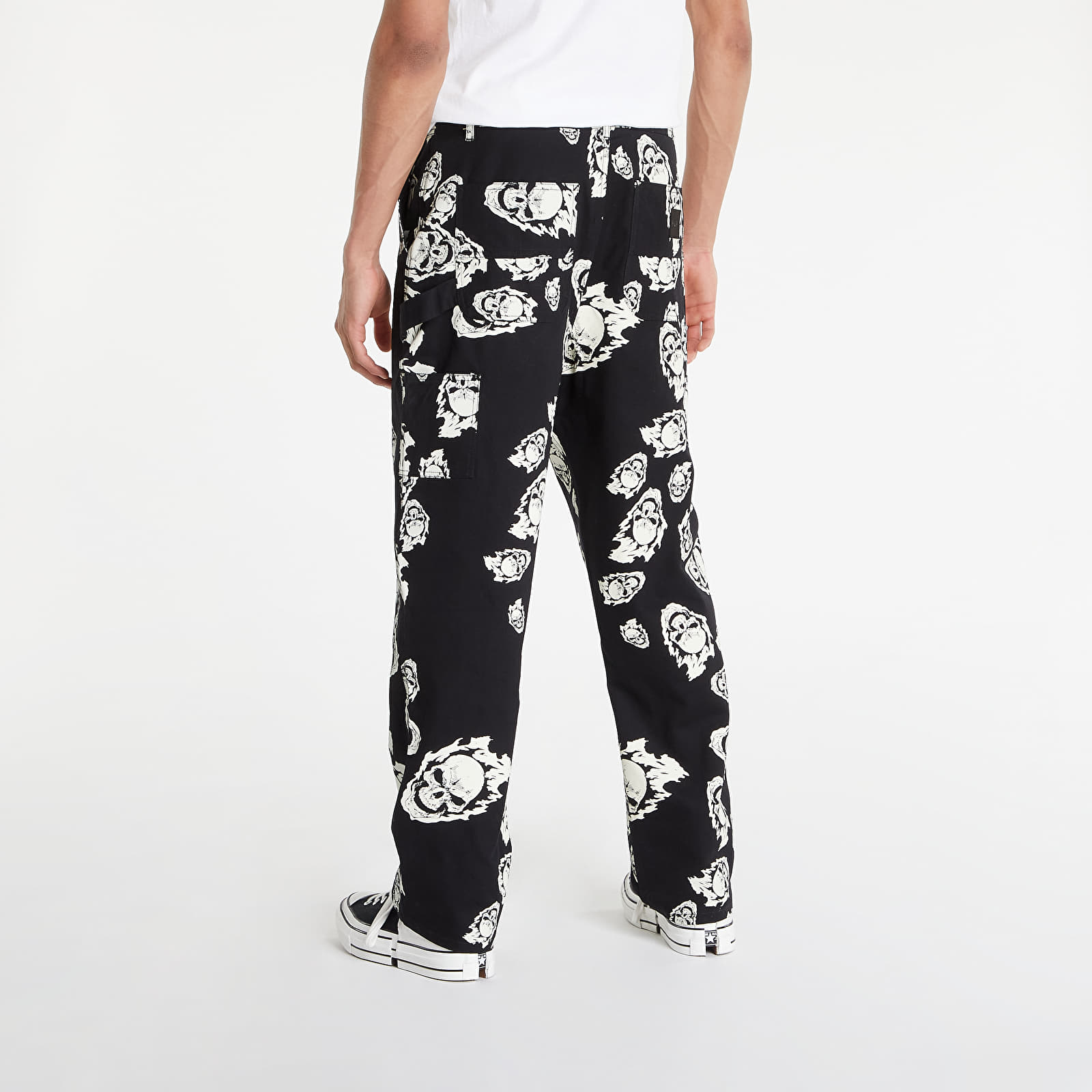 Pants and jeans HUF x Marvel Ghost Rider Painter Pant Black