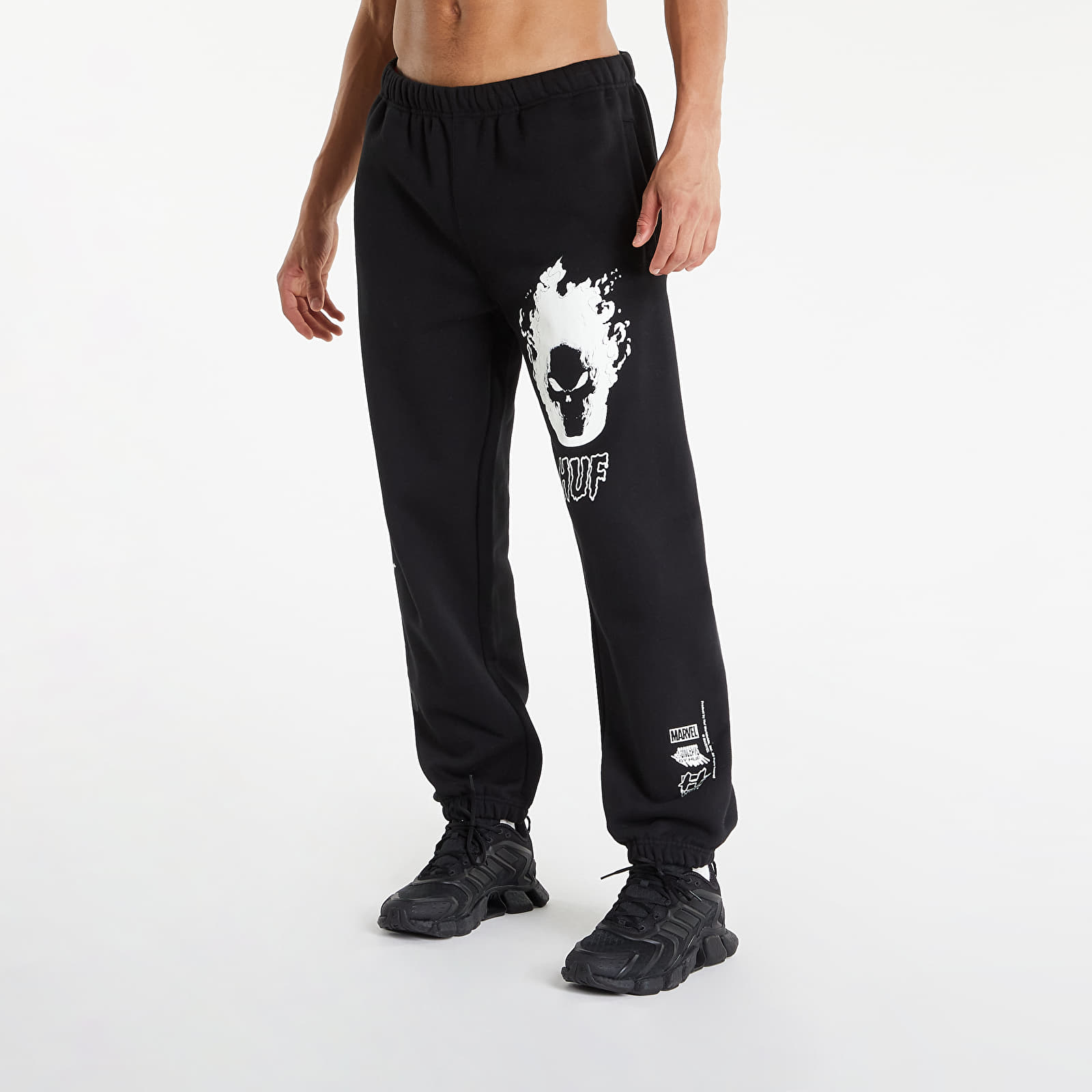 Pants and jeans HUF x Marvel Ghost Rider Fleece Pant Black