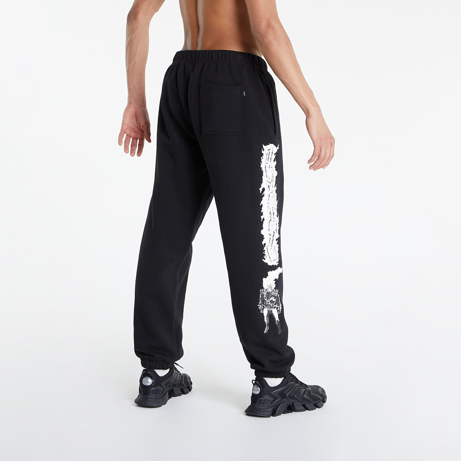 Džíny a kalhoty HUF x Marvel Ghost Rider Fleece Pant Black
