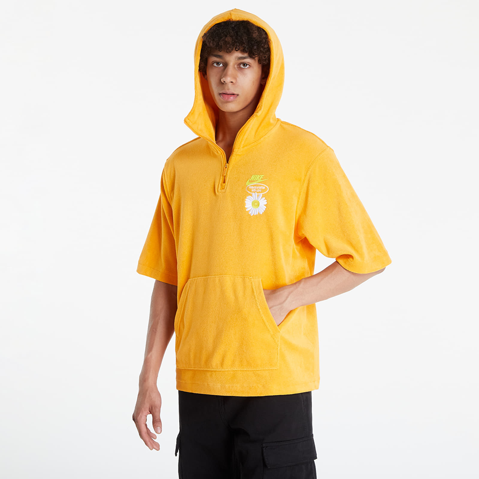 T-shirts  Nike NSW Hbr-S Short Sleeve Top Kumquat/ Medium Blue