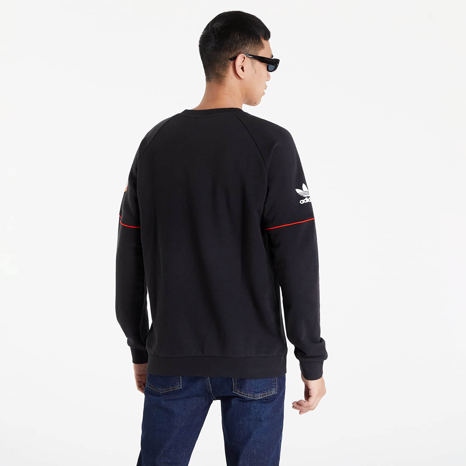 Puloverji   adidas Manchester United FT Crewneck Black