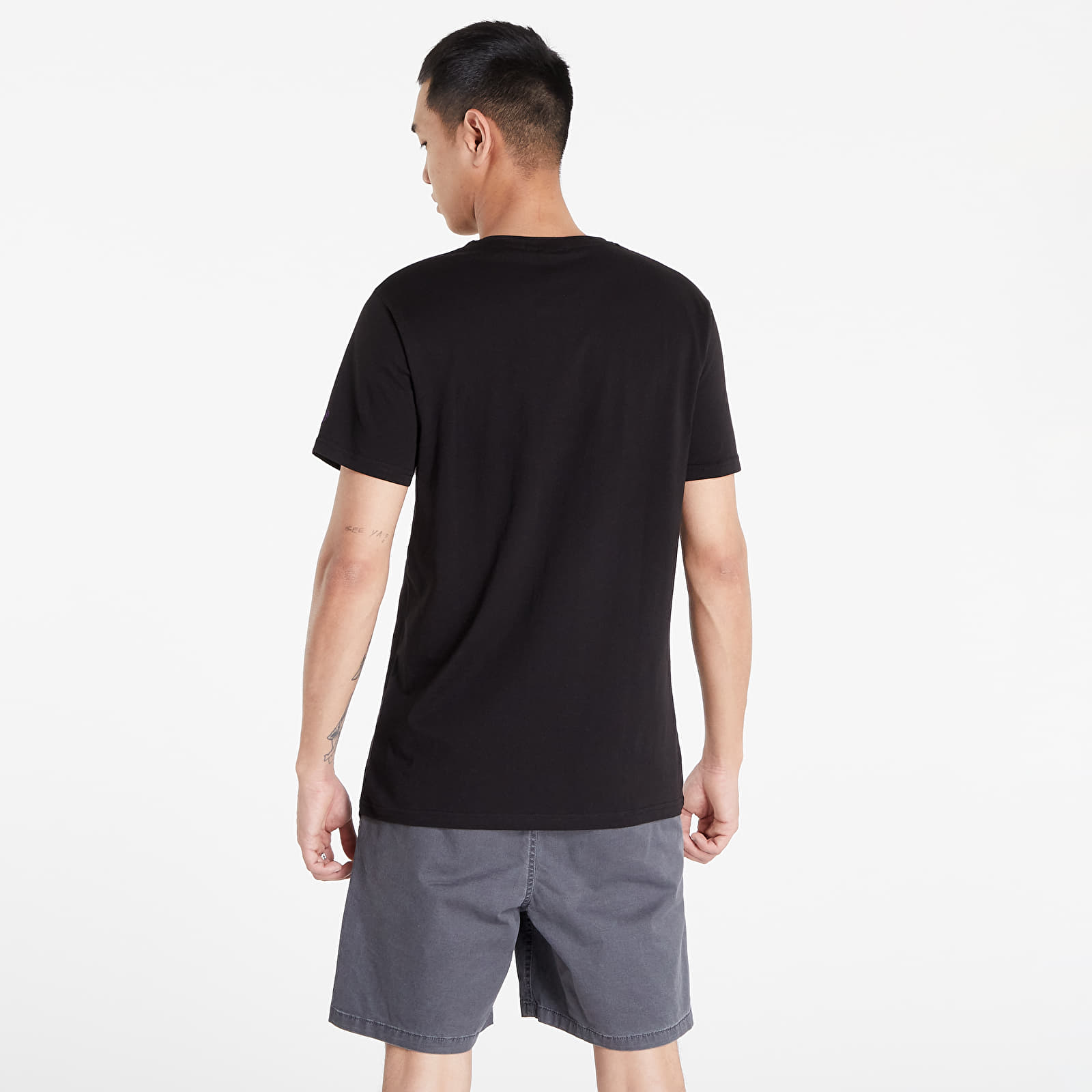 T-shirts New Era LA Lakers NBA Chain Stitch T-Shirt Black