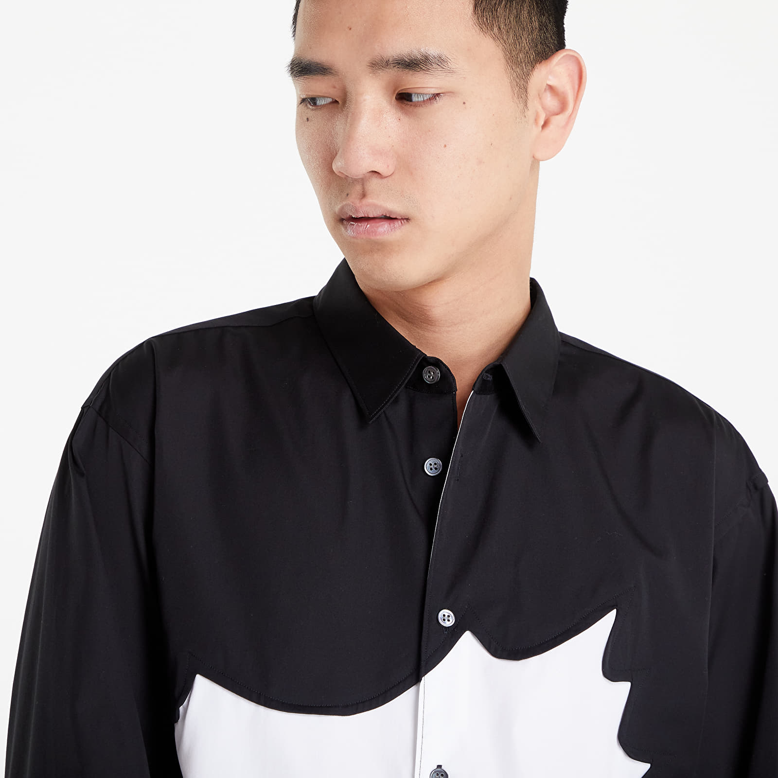 Camice Comme des Garçons SHIRT Poplin Cotton Shirt Black