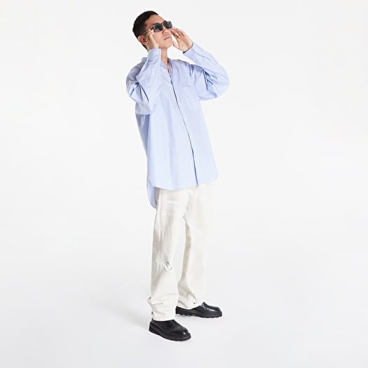 Comme des garcons blue sales shirt