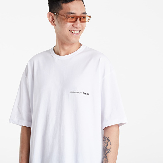 Comme des garcons shirt logo tee discount