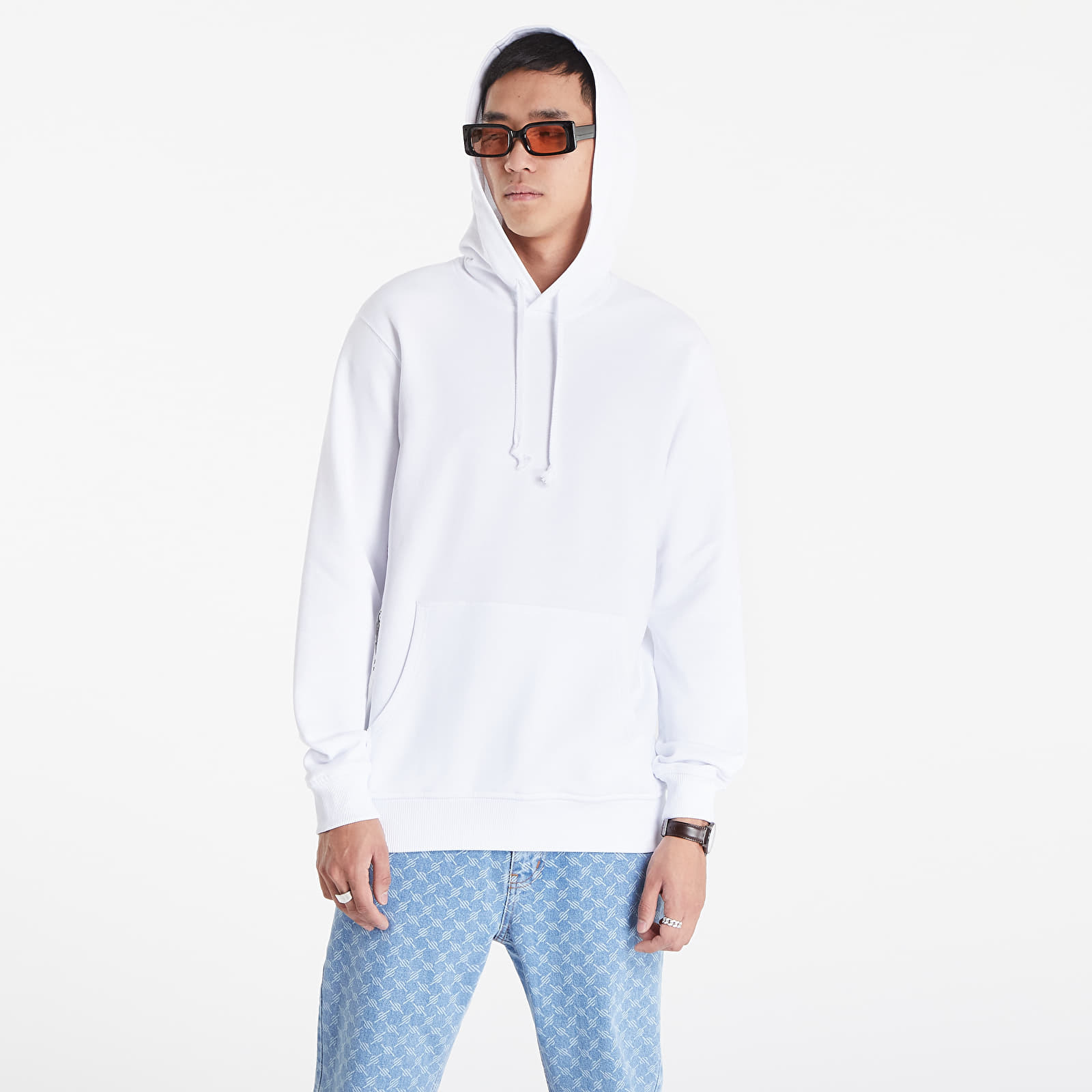 Levně Comme des Garçons SHIRT Hooded Sweatshirt White