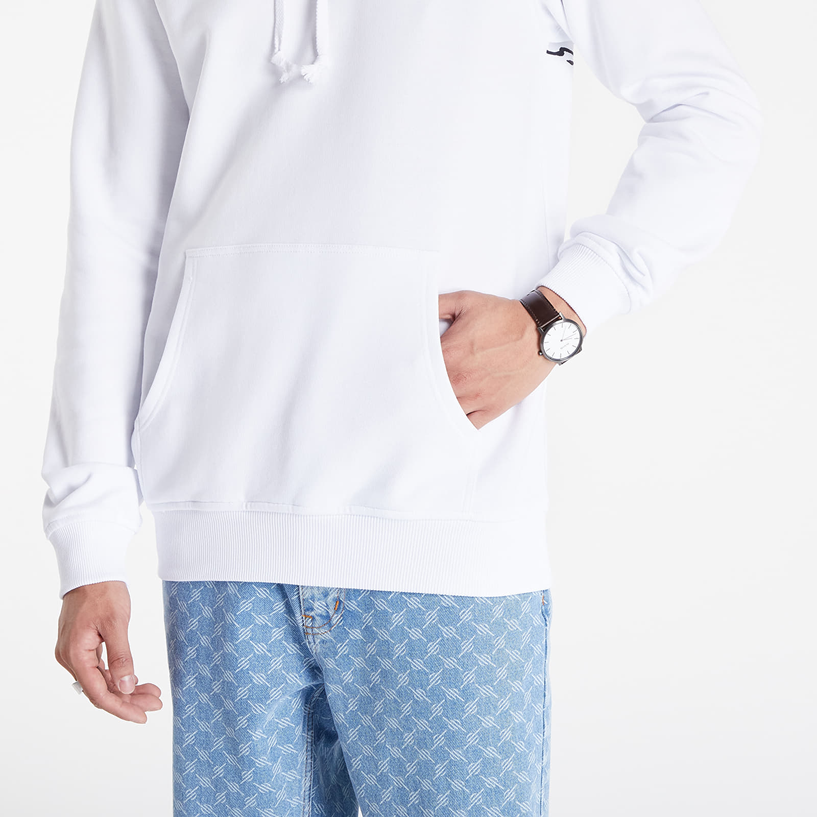 Mikiny Comme des Garçons SHIRT Hooded Sweatshirt White