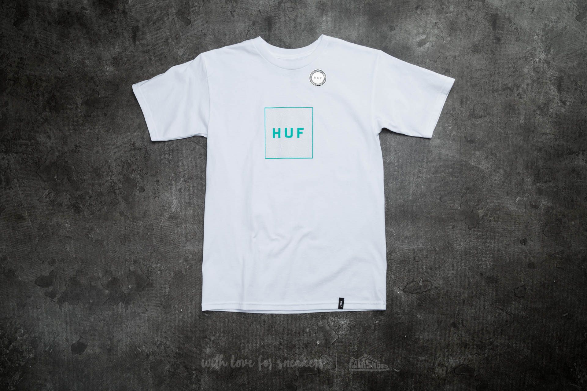 T-Shirts and shirts HUF Apparel Box Logo UV Tee White
