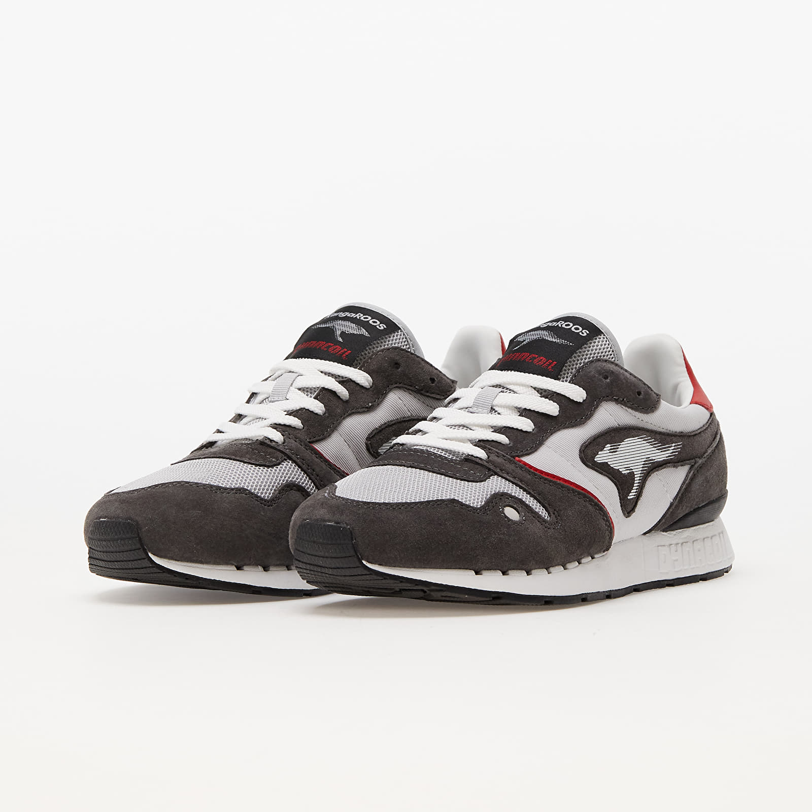 Încălțăminte și sneakerși pentru bărbați KangaROOS COIL RX Steel Grey/ K Red