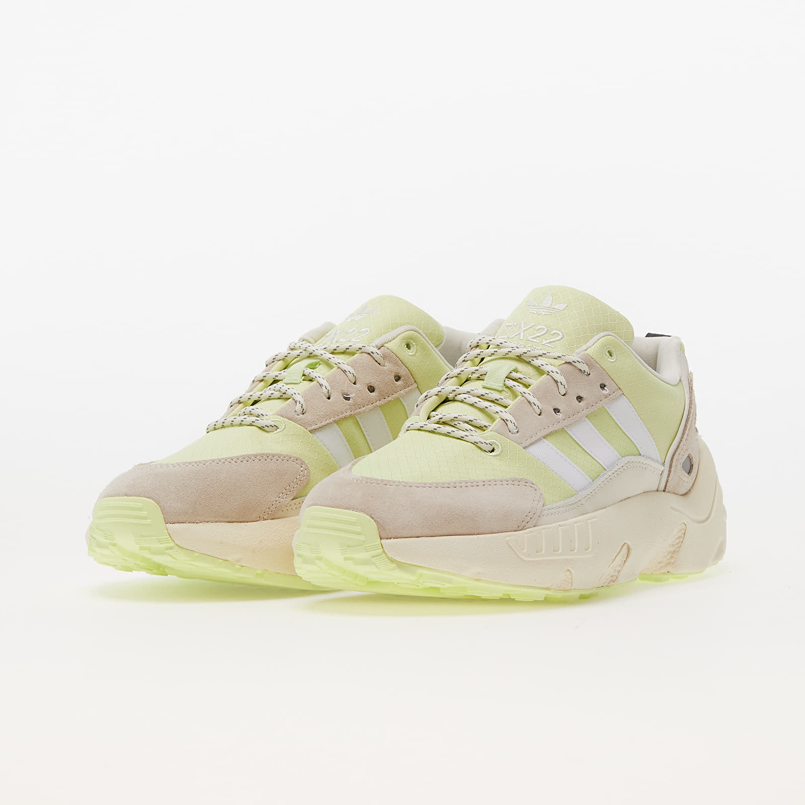 Men's shoes adidas ZX 22 BOOST Off White/ Ftw White/ Purple Lime | Footshop