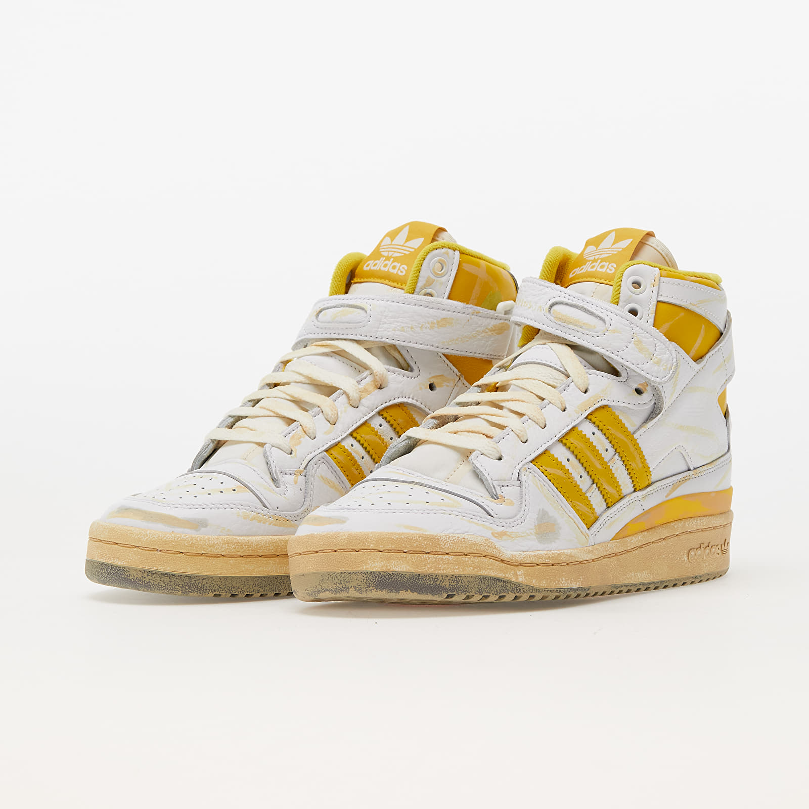 Мъжки кецове и обувки adidas Forum 84 Hi Aec Ftw White/ Hazy Yellow/ Ftw White