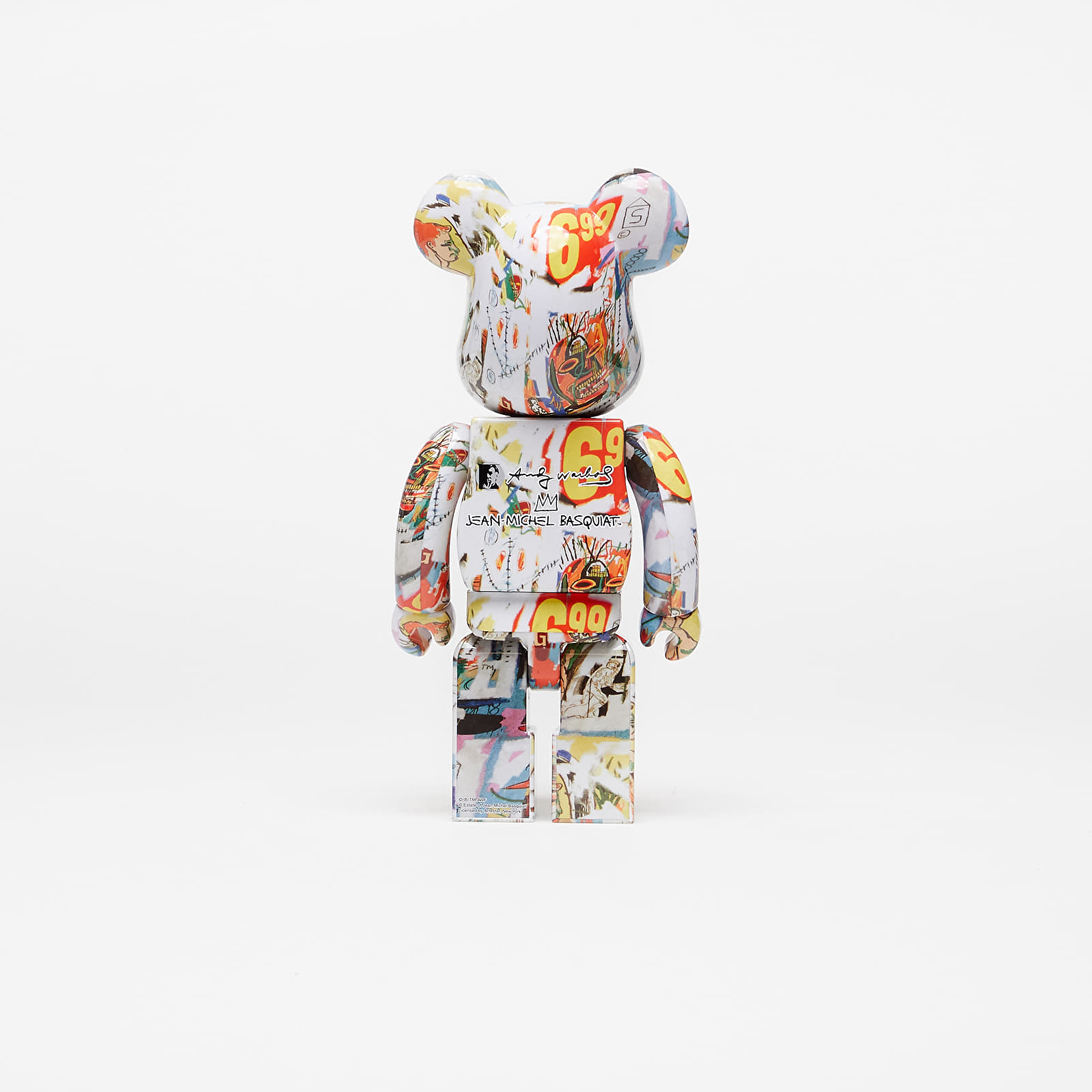 Medicom Toy BE@RBRICK Andy Warhol x Jean-Michel Basquiat 400