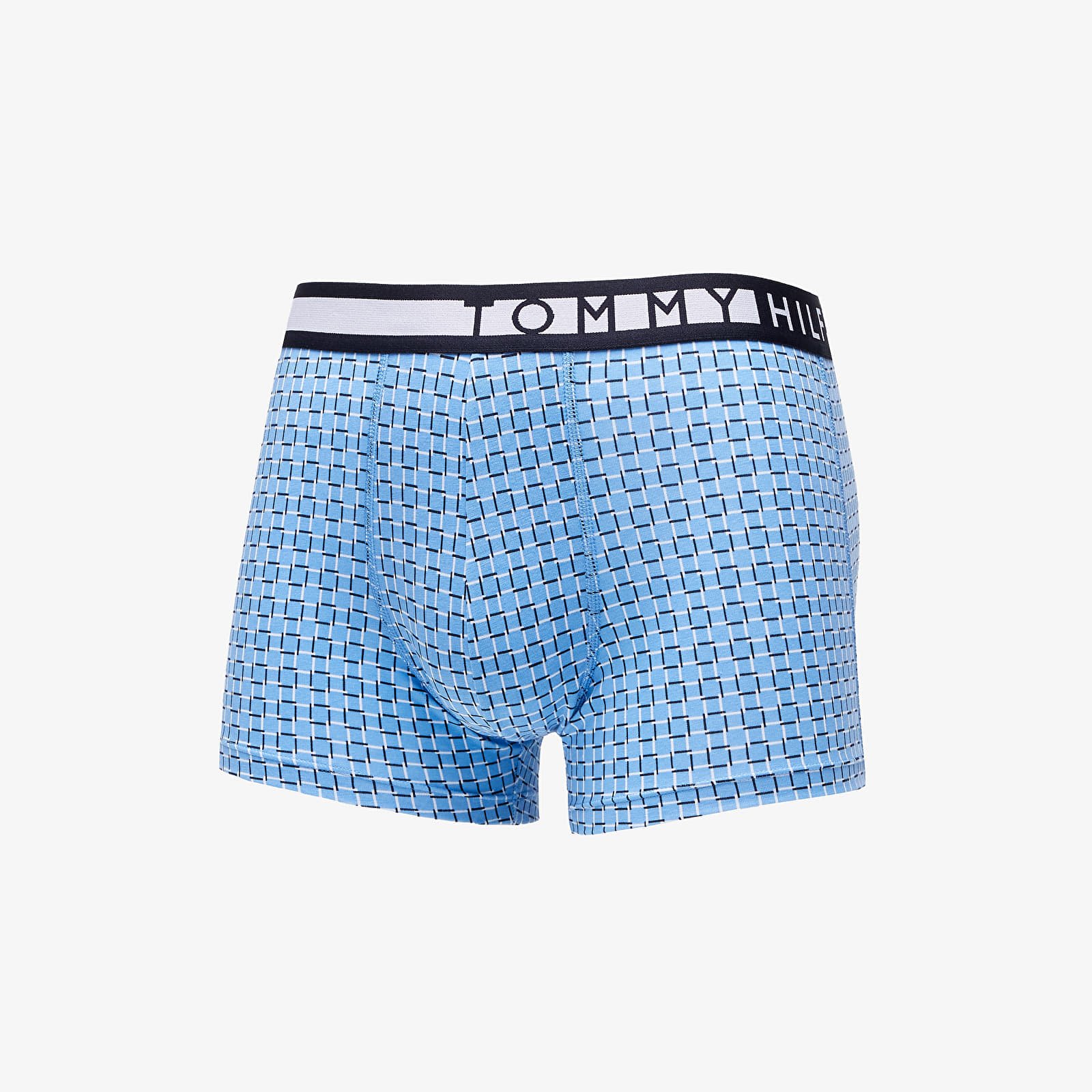 Boxershorts Tommy Hilfiger Logo 3 Pack Trunks Print Saltwater Green/ Des Sky/ Squared Up