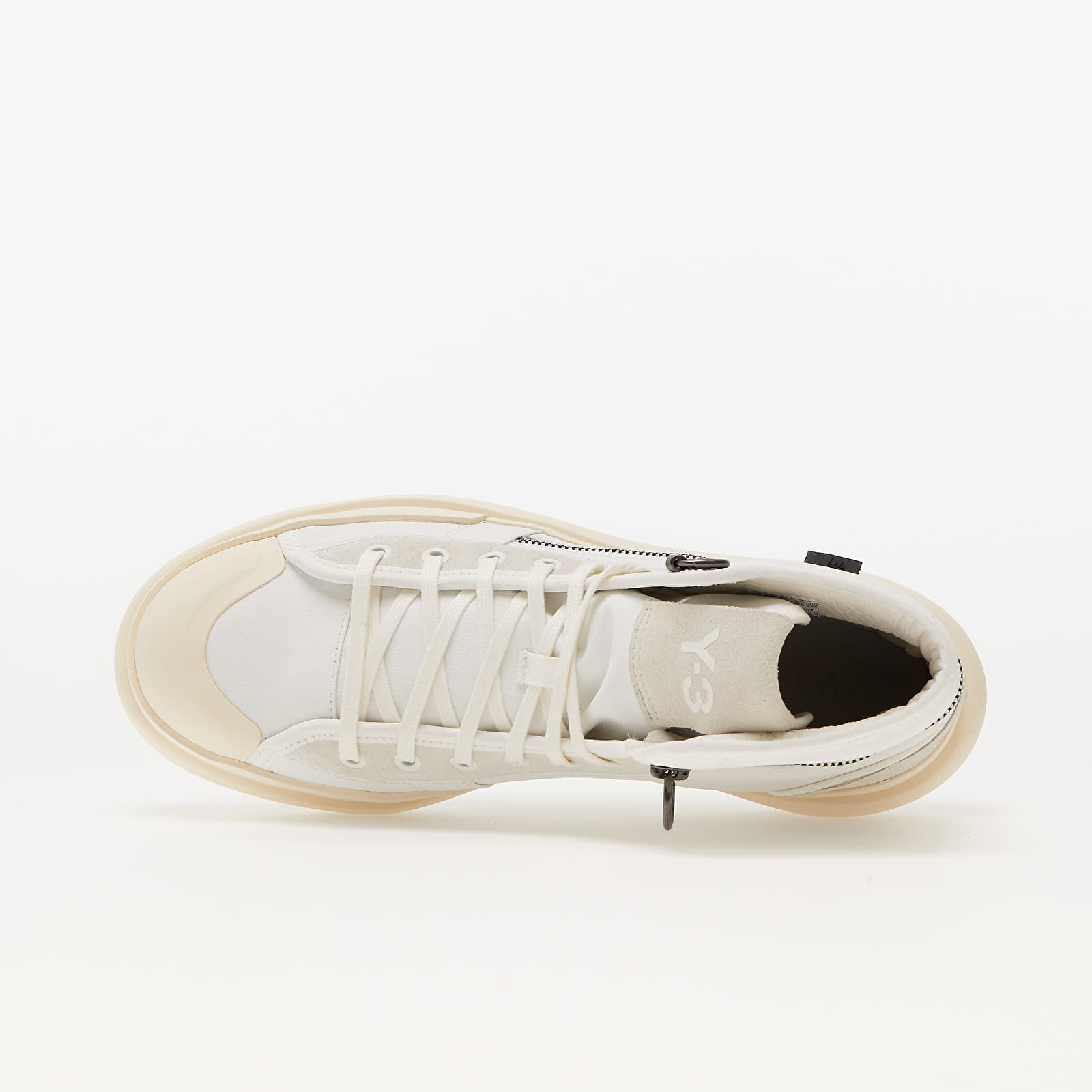 Încălțăminte și sneakerși pentru bărbați Y-3 Ajatu Court High Core White/ Orbit Grey/ Cream White