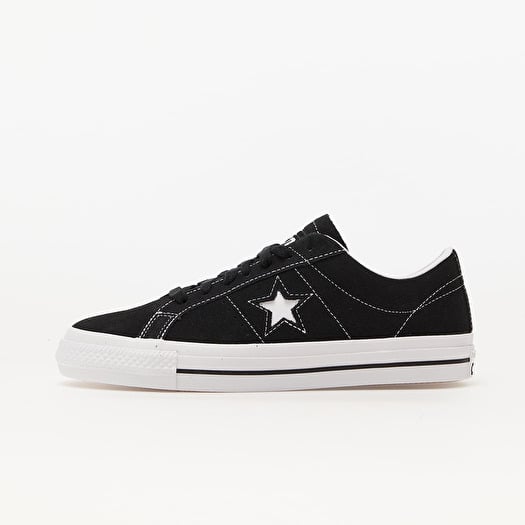 Converse Cons One Star Pro Suede Black/ Black/ White