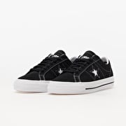 Men s shoes Converse Cons One Star Pro Suede Black Black White Footshop