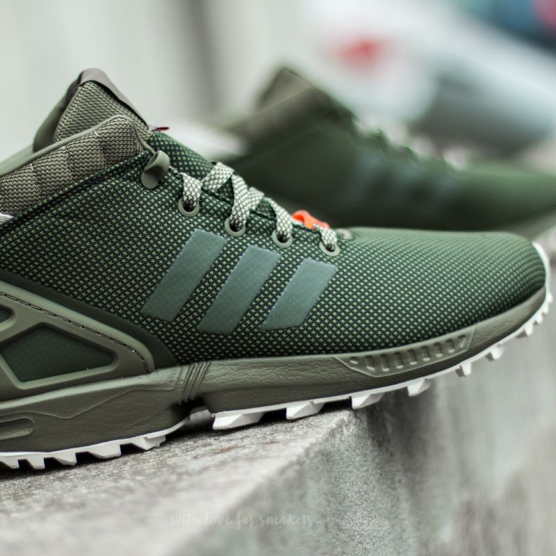 adidas ZX Flux 5/8 TR Olive Cargo/ Core Black/ Core White | Footshop