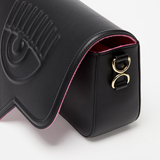 Sacs à main Chiara Ferragni Smooth Calf Pu Crossbody Black Footshop