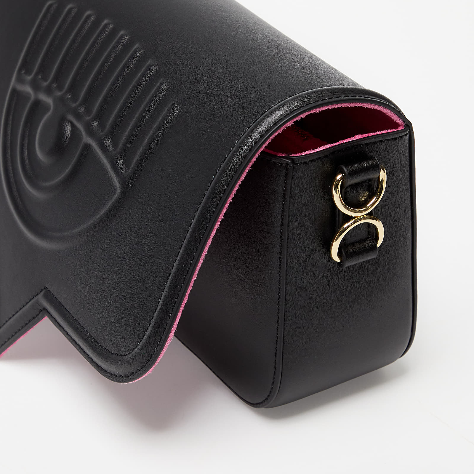Kabelky Chiara Ferragni Smooth Calf Pu Crossbody Black