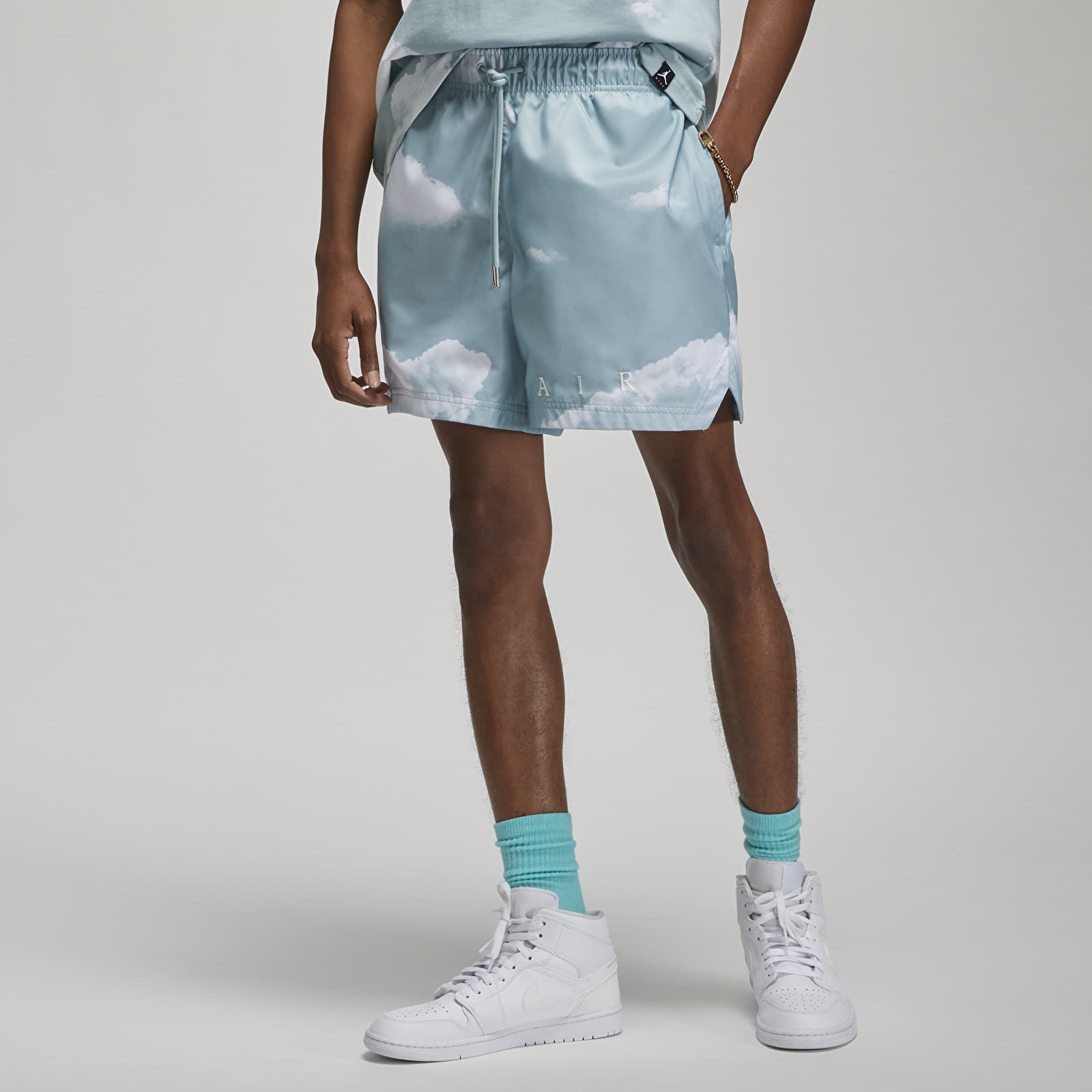 Kratke hlače  Jordan Essentials Statement Poolside Short Ocean Cube/ White