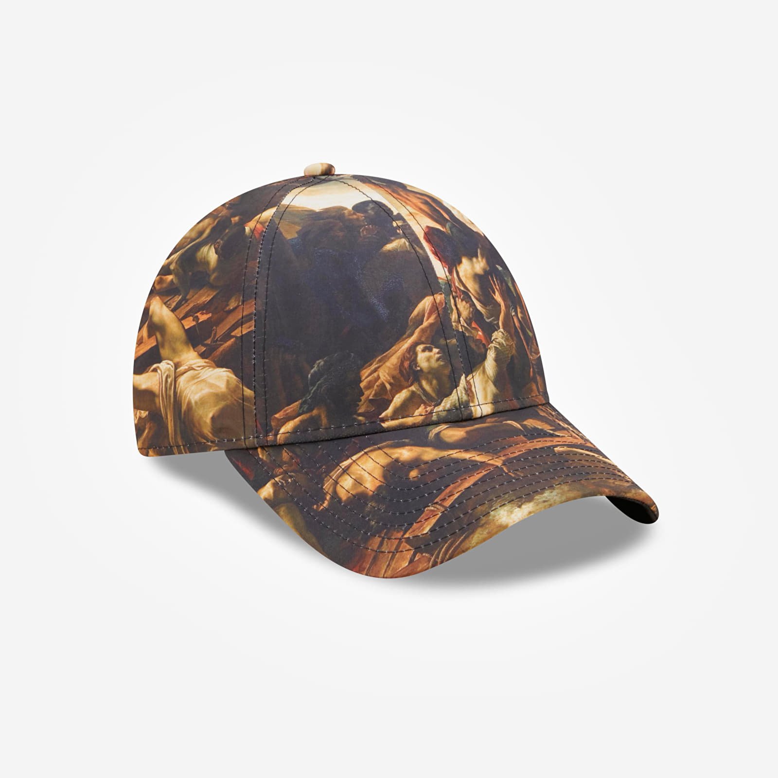 Καπέλα New Era 940 Le Louvre Radeau Print 9FORTY Adjustable Cap Black