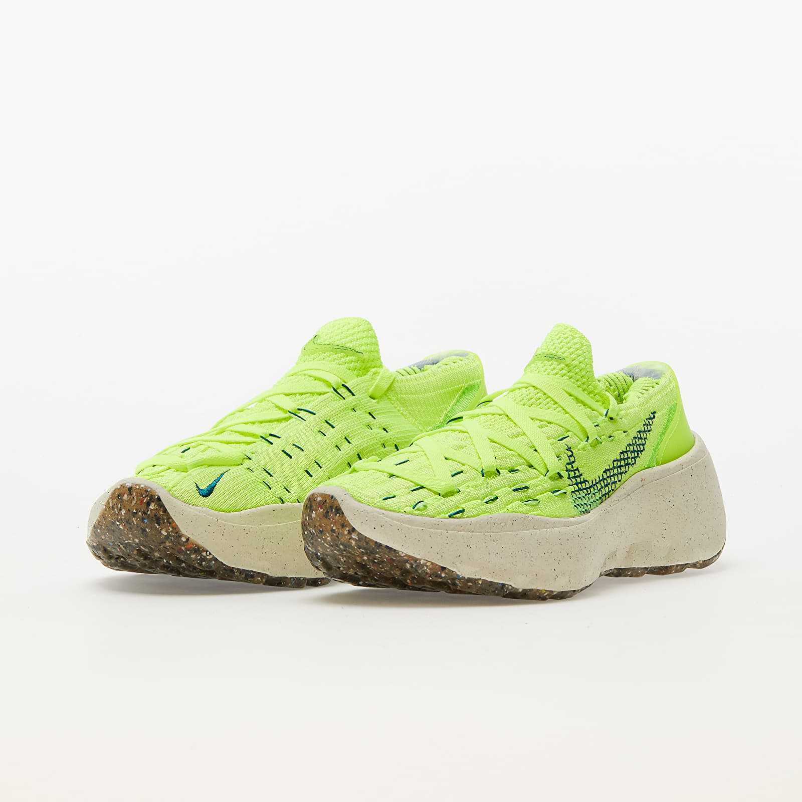 Herren Sneaker und Schuhe Nike Space Hippie 04 Lt Lemon Twist/ Geode Teal-Volt