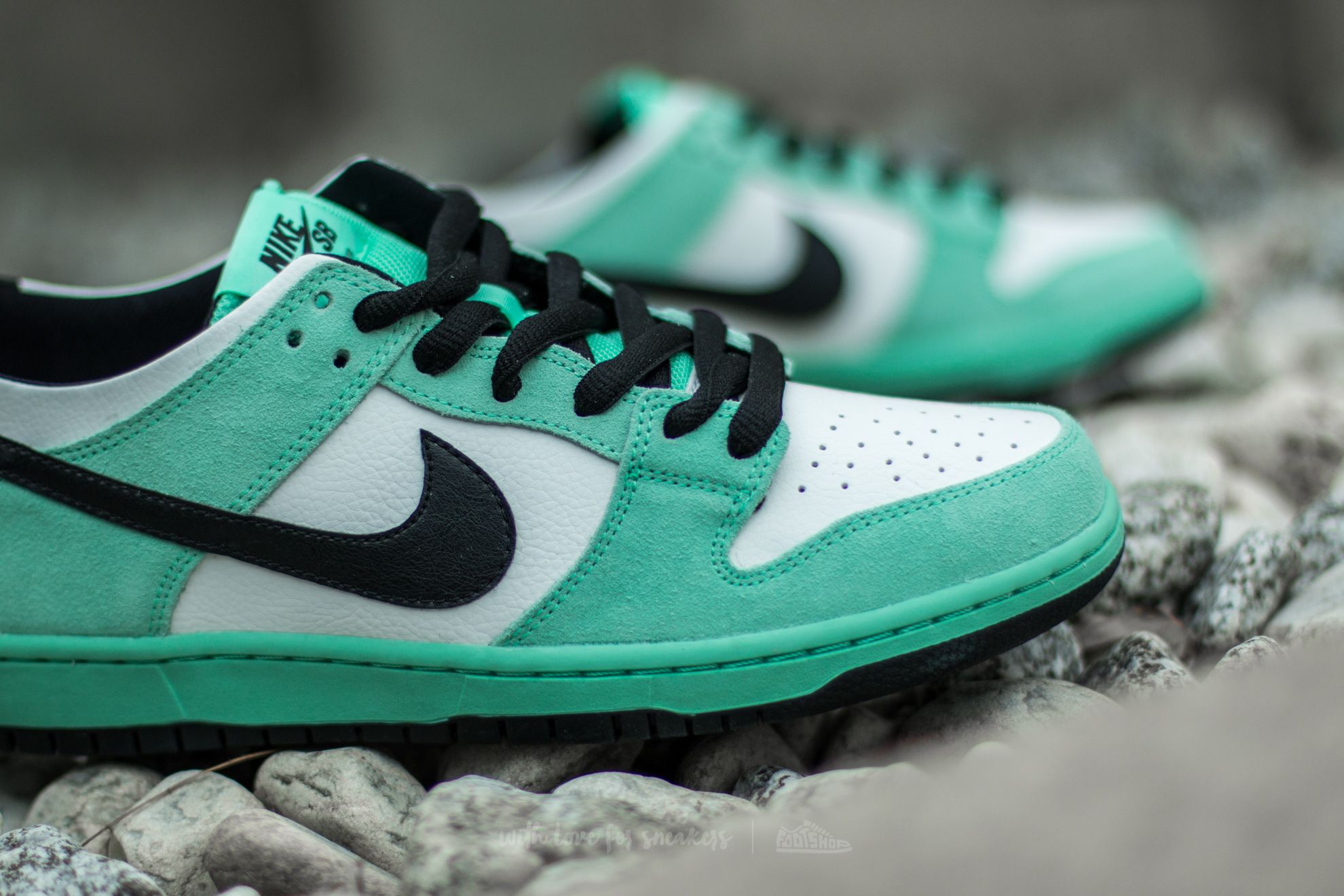 Ανδρικά παπούτσια Nike Dunk Low Pro Ishod Wair Green Glow/ Black-Summit White