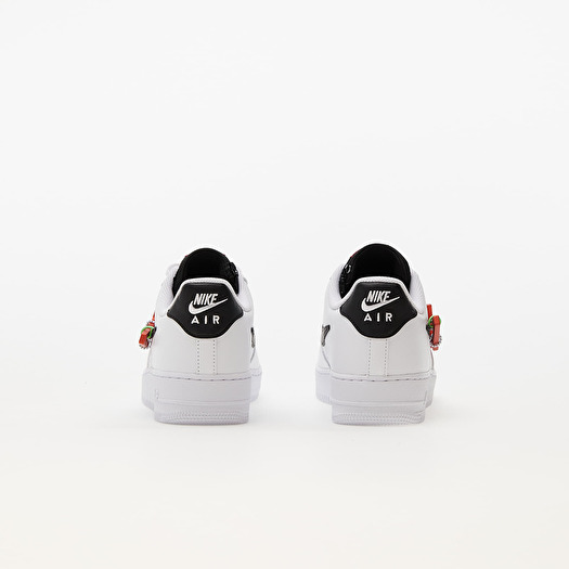 Nike Air Force 1 07 Premium White Black Pomegranate Habanero Red Footshop